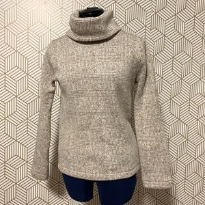 J. Crew Long- Sleeve Mock Neck Pullover Glen Plaid